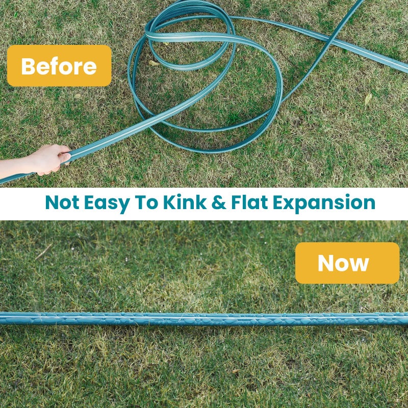 LINEX Sprinkler Soaker Hose 25 ft for Garden Lawn Watering Hose with Hose Stakes - Image 5